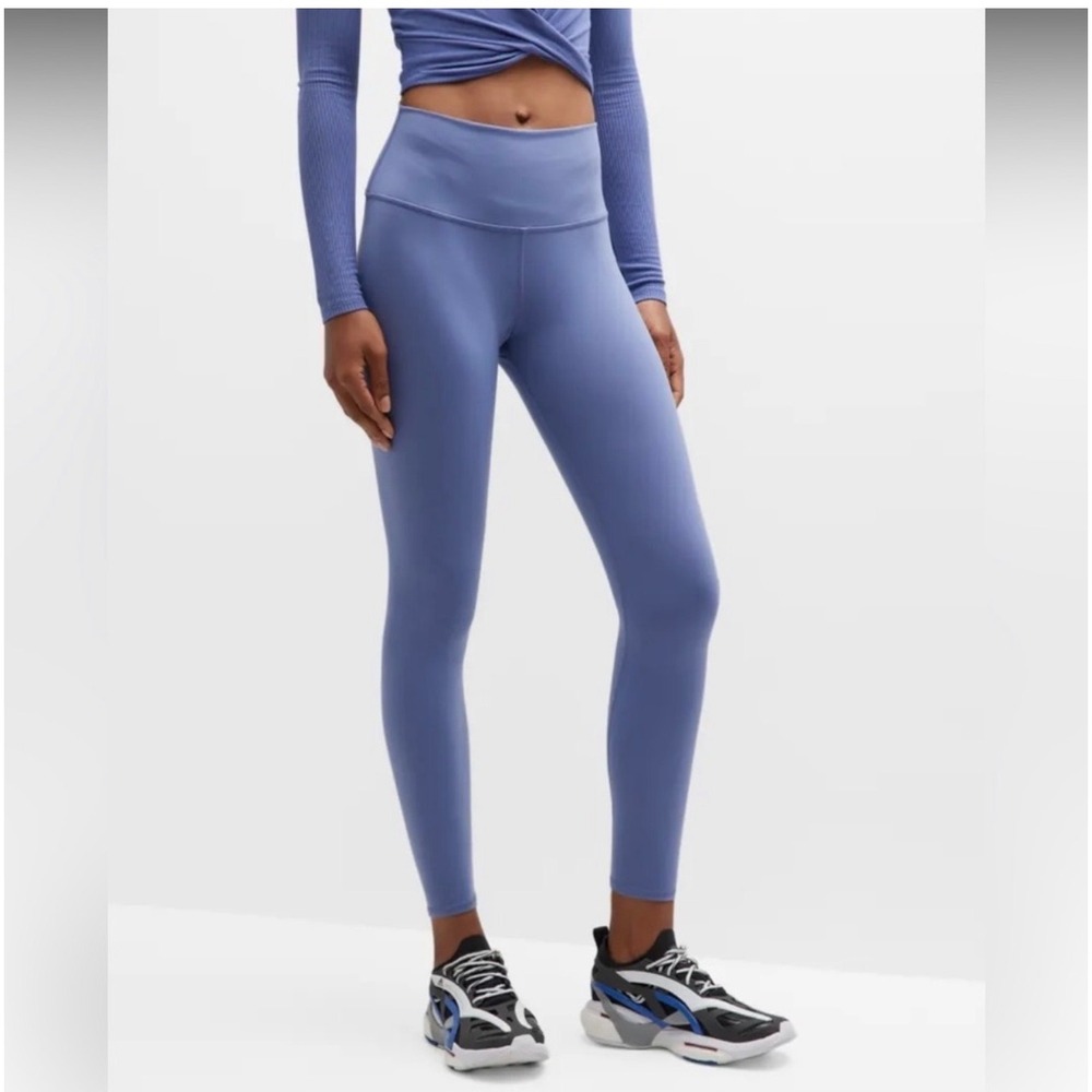 Alo Yoga Womens Airbrush High Waist Leggings Blue Purple XS W5473R
